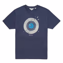 , XS) BEN SHERMAN 8148 Mens T Shirts Target Logo Tee Top - Navy (Smashed