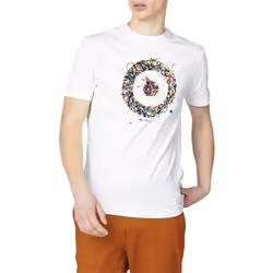 BEN SHERMAN 4063 Mens T Shirts Target Logo Tee - White, 3XL