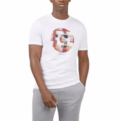 BEN SHERMAN 0068 Mens T Shirts Target Logo Tee - White, 2XL