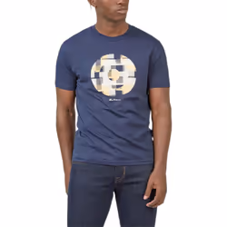 BEN SHERMAN 0068 Mens T Shirts Target Logo Tee - Navy, XS