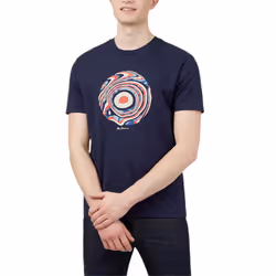 BEN SHERMAN 0067 Mens T Shirts Target Logo Tee - Navy, XS