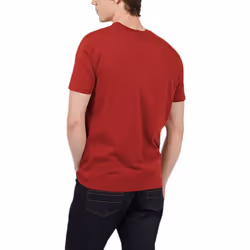BEN SHERMAN Mens T Shirt Stripe Casual Summer Tee - Burgundy, S