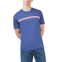 BEN SHERMAN 8146 Mens T Shirts Summer Cotton Tee - Blue, XS