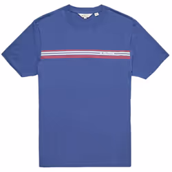 BEN SHERMAN 8146 Mens T Shirts Summer Cotton Tee - Blue, XS