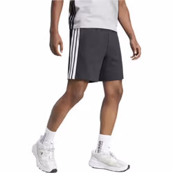 Adidas Essential 3 Stripes Mens French Terry Shorts - Black, M
