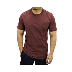 The North Face Mens Graphic T Shirts - Burgundy, S
