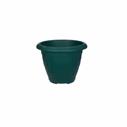 Green Round Venetian Pot Decorative Plastic Garden Planter 43cm