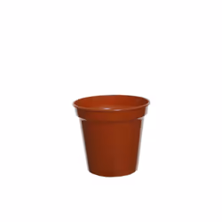 14 Small Plastic Seed Pots 10cm Germination Pots Terracotta Colour
