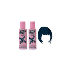 Crazy Color Hair Dye 100ml - Peacock Blue x2