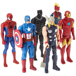 Marvel Titan Hero Series Action Figure Multipack, 6 Action Figures, 30-cm Toys, Inspired Comics, for Children Aged 4 and Up