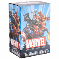 Marvel Titan Hero Series Action Figure Multipack, 6 Action Figures, 30-cm Toys, Inspired Comics, for Children Aged 4 and Up