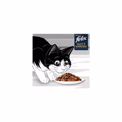 FELIX Tasty Shreds Mixed Selection in Gravy Wet Cat Food 40x80g