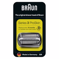 Braun Series 3 Electric Shaver Original Replacement Head, Easily Attach Your New Shaver Head, Compatible with All Series 3 Pr ...