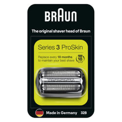 Braun Series 3 Electric Shaver Original Replacement Head, Easily Attach Your New Shaver Head, Compatible with All Series 3 ProSkin Electric Shavers,