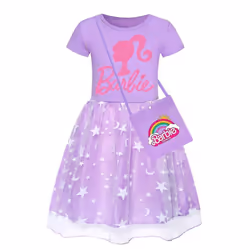 Barbie-pink Dress Costume Party Cosplay Halloween Stage Costume For Kid - 130