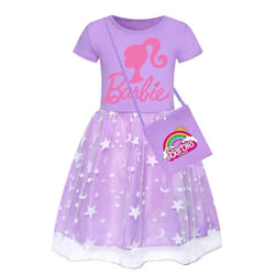 Barbie-pink Dress Costume Party Cosplay Halloween Stage Costume For Kid - 130
