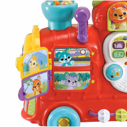 VTech Baby 4-in-1 Alphabet Train, Baby Walker with Lights, Sounds and Songs, Educational Toys Teaches Animals, Colours, Numbers and More, Preschool Le