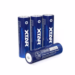 4x Xtar AA Lithium Rechargeable Batteries 1.5V 4150mWh + L4 Charger