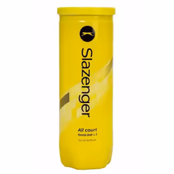 Slazenger Club All Court Tennis Balls 3 Ball Tubes - Yellow