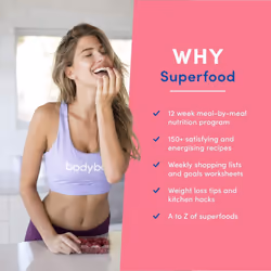 BodyBoss Tone & Nutrition Bundle Tone Superfood Nutrition Fitness Book