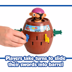 TOMY Pop Up Pirate Classic Children's Action Board Game, Family and Preschool Kids Game for Children 4, 5, 6, 7, 8 Year