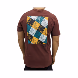 The North Face Mens Graphic T Shirts - Burgundy, S