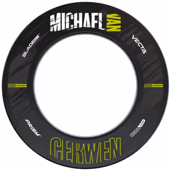 WINMAU Michael van Gerwen MvG Surround Set including Dartboard, Surround, Darts and Accessories