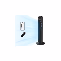 LEVOIT 25dB Smart Silent Tower Fan 42Inch, 7.9m/s Powerful Electric Cooling Fan for Bedroom with DC Motor, 90 Oscillating and ...