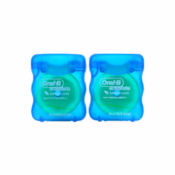 Oral-B, Complete, Satin Floss, Mint, 2 Pack, 54.6 yd (50 m) Each