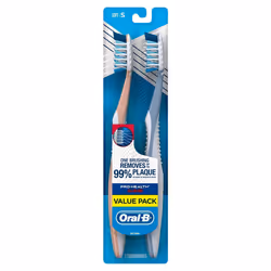 Oral-B Pro-Health All-In-One 40 S (Soft) CrossAction Bristles Toothbrush, (Twin Pack)
