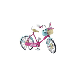 Barbie Bicycle With Basket Of Flowers, Dvx55