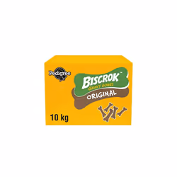 Pedigree Biscrok Original 10 kg Snacks, Dog Treats Gravy Bones Biscuits Dog Treats, Megapack