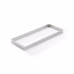 de Buyer 3099.33, Tart mould, Rectangular, Stainless steel, Stainless steel, 115 mm, 280 mm
