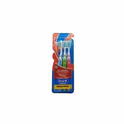 Complete All Around Clean Technology Toothbrushes Mega Pack (Medium - 3 Pcs, Assorted Colour)