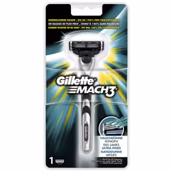 Gillette Mach 3, Metallic, PEG-115M, PEG-7M, PEG-100, BHT, Aloe Barbadensis, Tocopheryl Acetate., 29.1 mm, 103 mm, 200 mm, 44 ...