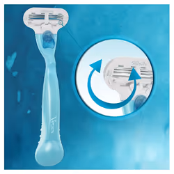 4 x Gillette Venus Original Women's Close & Clean 3-Bladed Razor Blade Refills - Additional view 4