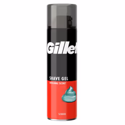 Gillette Classic Shave Gel with Org.Scent 200ml (Pack of 6)