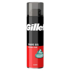 Gillette Classic Shave Gel with Org.Scent 200ml (Pack of 6)