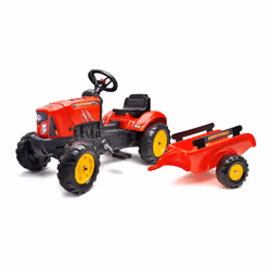 Falk 2030AB, 2 yr(s), 6 wheel(s), Plastic, Steel, Red, Black