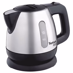 Tefal BI8125, 0.8 L, 2200 W, Black, Stainless steel, Water level indicator, Cordless