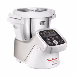 Moulinex Cuisine Companion, 4.5 L, Silver, White, 30 - 130 °C, 1550 W, 410 mm, 356 mm