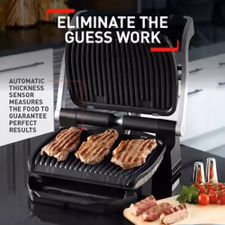 Tefal OptiGrill + Intelligent Health Grill, 6 Automatic Settings, Stainless Steel, 2000W, 4-6 Portions - Additional view 5