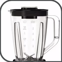 Tefal Blendforce II Blender with Plastic Jug, 600W, 1.5l, Black