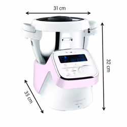 Moulinex i-Companion XL HF90E700 1550 W 4.5 L Pink, White - Additional view 7