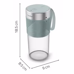 Moulinex Lightmix LM1C0410 blender 0.3 L Portable blender Grey, Stainless steel, Transparent - Additional view 4