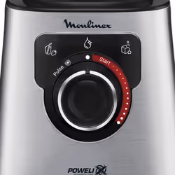 Moulinex LM871D 1.5 L Tabletop blender 1200 W Stainless steel, Grey