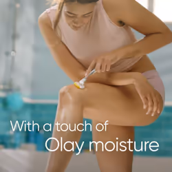 Gillette Venus ComfortGlide Coconut Razor Blades Women, Pack of 3 Razor Blade Refills with 2 Flexible Gel Bars with a Touch of Olay Moisture