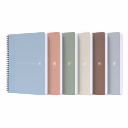Oxford 400154144, Monochromatic, Assorted colours, A4, 90 sheets, Universal