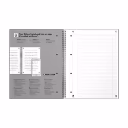 Oxford International writing notebook A4+ 80 sheets Dark Blue - Additional view 4