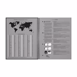 Oxford International writing notebook A4+ 80 sheets Petrol colour - Additional view 4